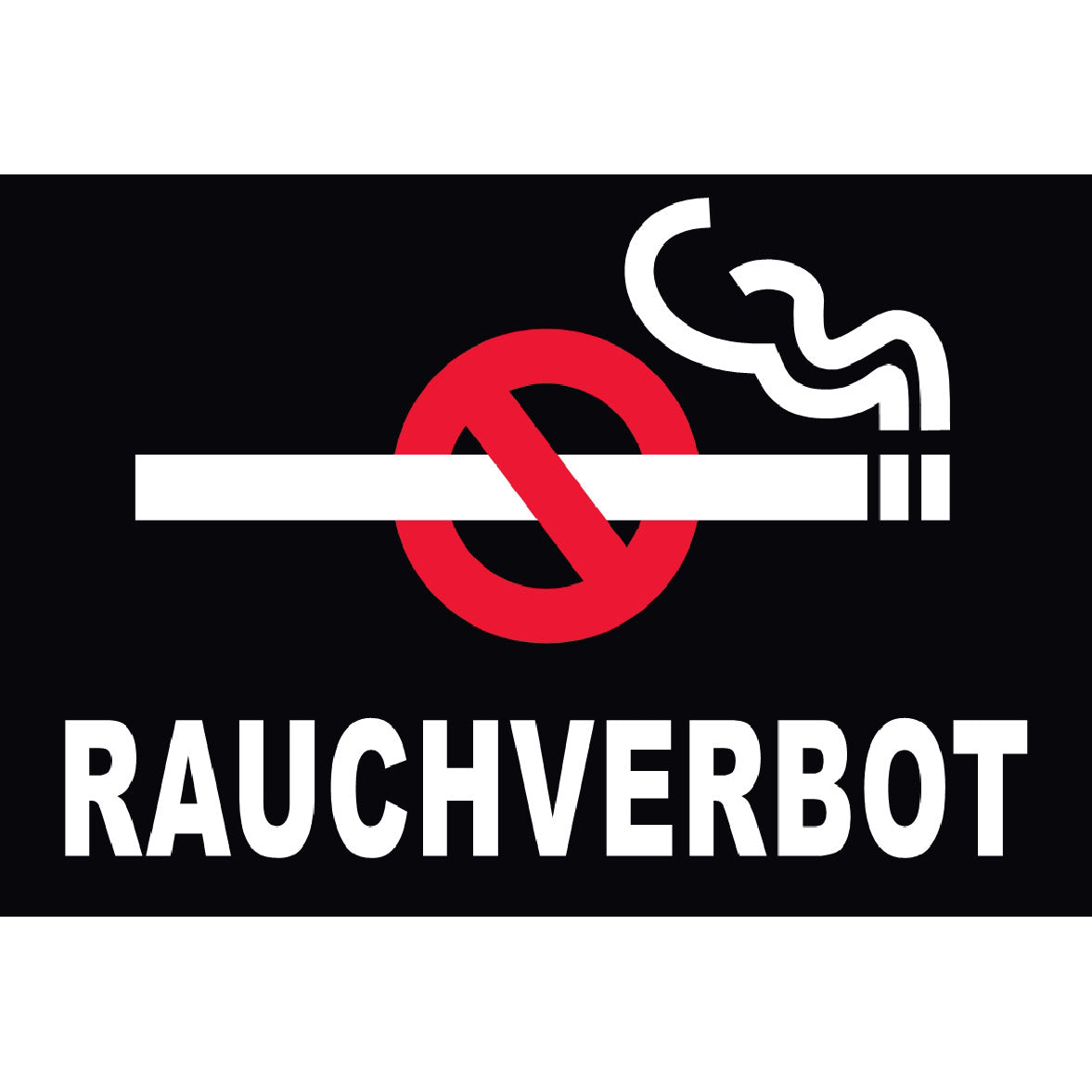 Rauchverbot Schild