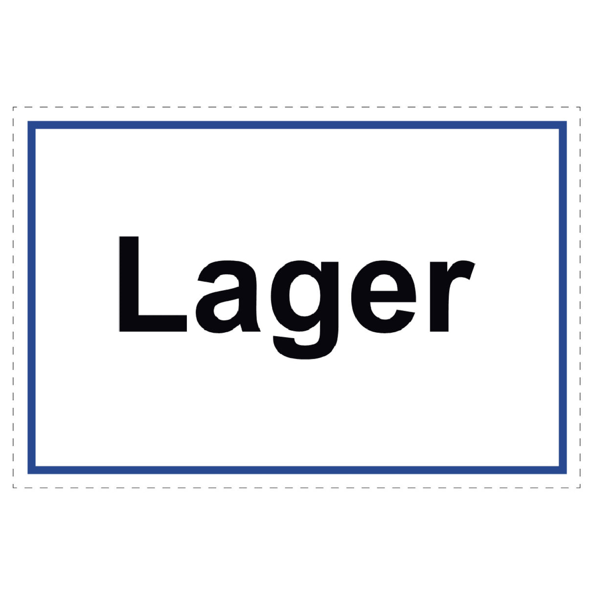 Lager Schild