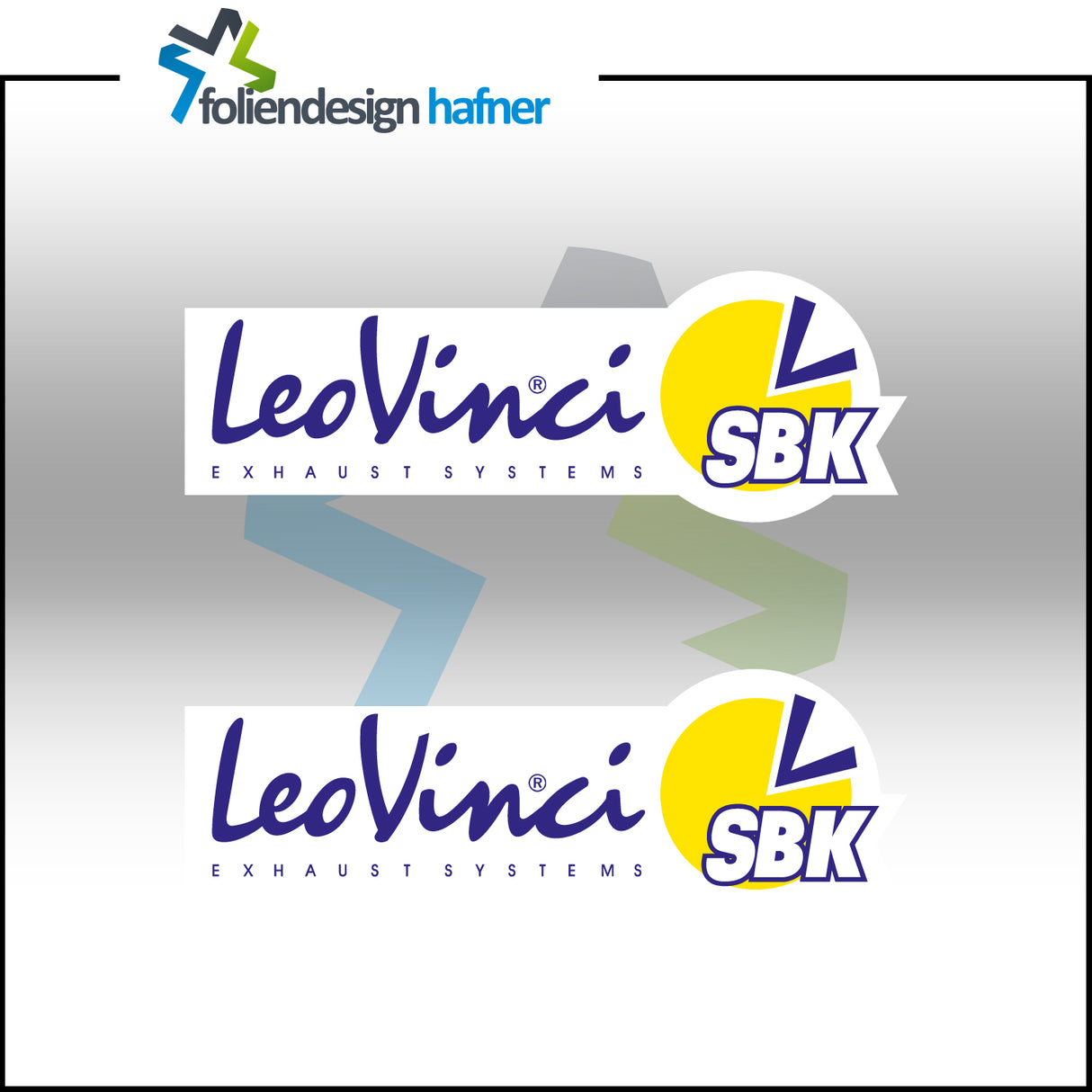 LeoVince Aufkleber Sponsorenaufkleber Sticker (2 Stück)