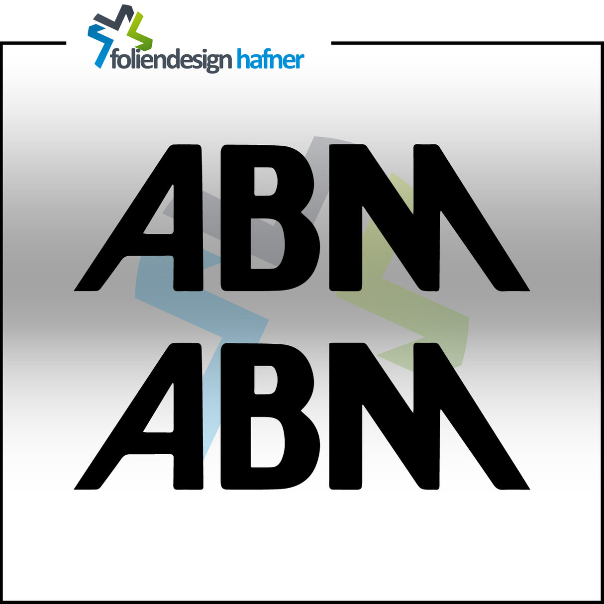 ABM Aufkleber Sponsorenaufkleber Sticker (2 Stück)