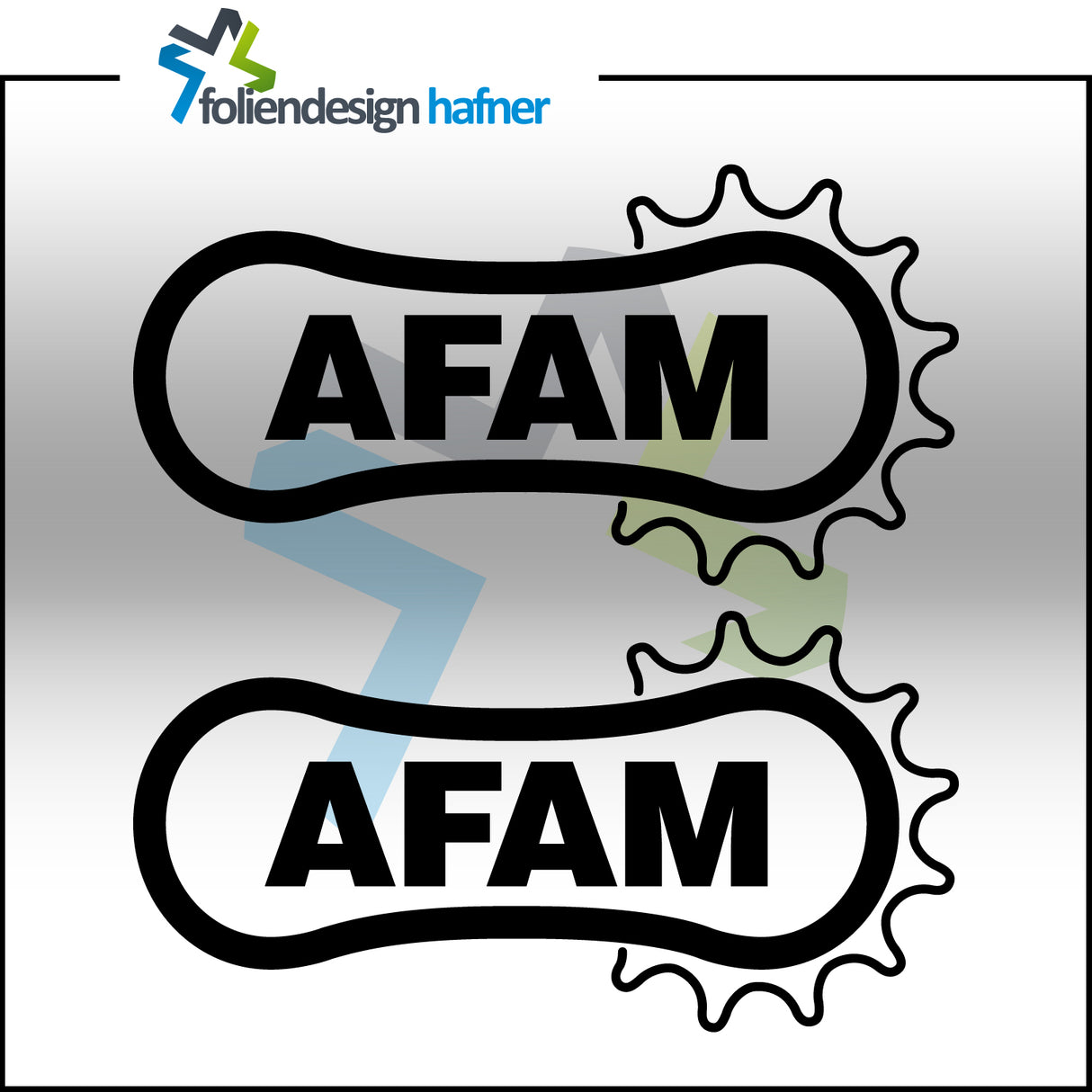 AFAM Aufkleber Sponsorenaufkleber Sticker (2 Stück)