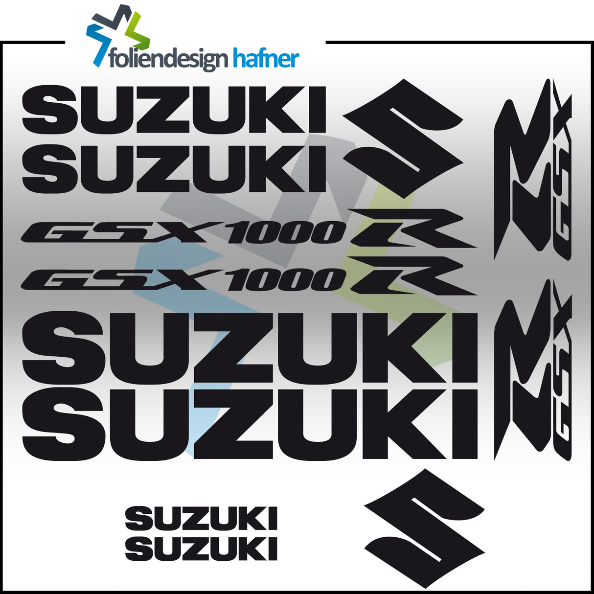 Suzuki GSX-R 1000 Aufkleber Set