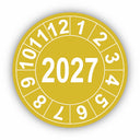 Jahresprüfplakette mit vierstelliger Jahreszahl 2027