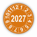Jahresprüfplakette mit vierstelliger Jahreszahl 2027