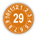 Jahresprüfplakette mit zweistelliger Jahreszahl 2029