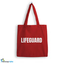 Jutebeutel Lifeguard mit Herz Tasche Baumwolle 10 Liter
