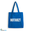 Jutebeutel Notarzt mit Herz Tasche Baumwolle 10 Liter