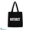 Jutebeutel Notarzt mit Herz Tasche Baumwolle 10 Liter