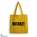 Jutebeutel Notarzt mit Herz Tasche Baumwolle 10 Liter