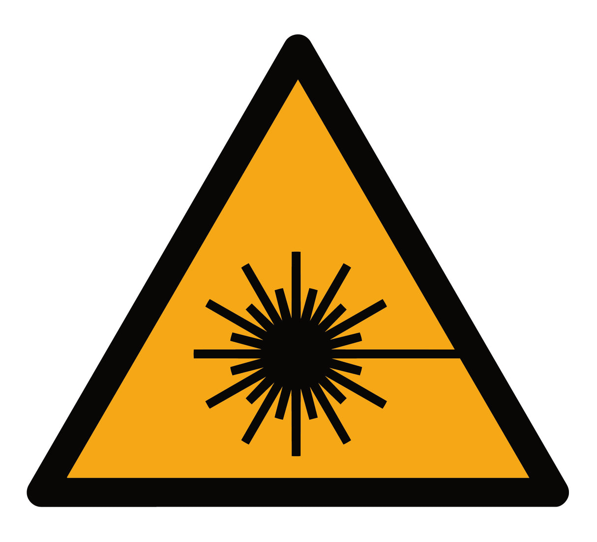Warnzeichen Aufkleber - W005 - Warnung vor nicht ionisierender Strahlung