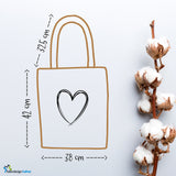 Jutebeutel Halloween Skelett Karte Tasche Baumwolle 10 Liter